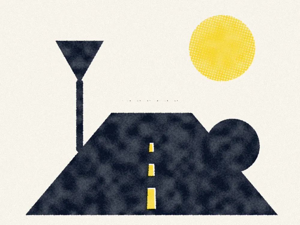 Road safety campaign artwork